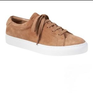 Women's Tan Suede Sneakers